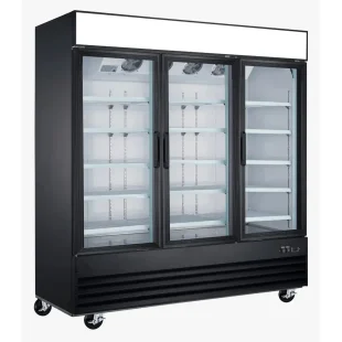 SD1.9L3-HC Three Glass Door Freezer - 79.5" Width